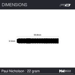 Winmau Paul Nicholson -Pro Dart Shop 1474 PaulNicholson 22g Steeltip Image 207