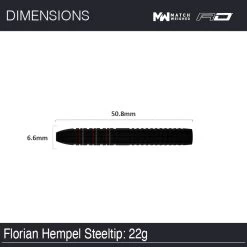 Winmau Florian Hempel 85% Pro-Series 15 Winmau Florian Hempel 85% Pro-Series -Pro Dart Shop 1500 FlorianHempel 22gSteeltip Image7