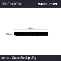 Winmau Leonard Gates Player Edition 15 Winmau Leonard Gates Player Edition -Pro Dart Shop 1508 LeonardGates 22gSteeltip Image7