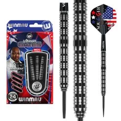 Winmau Leonard Gates Player Edition 16 Winmau Leonard Gates Player Edition -Pro Dart Shop 1508 LeonardGates 24gSteeltip Image