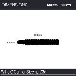 Winmau Willie O'Connor Player Edition -Pro Dart Shop 1511 WillieO Connor 23gSteeltip Image7
