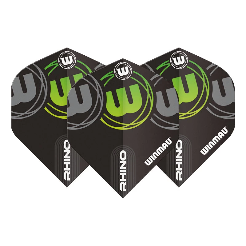 Winmau Black, Grey & Green Rhino Standard 2 Winmau Black, Grey & Green Rhino Standard - Image 2