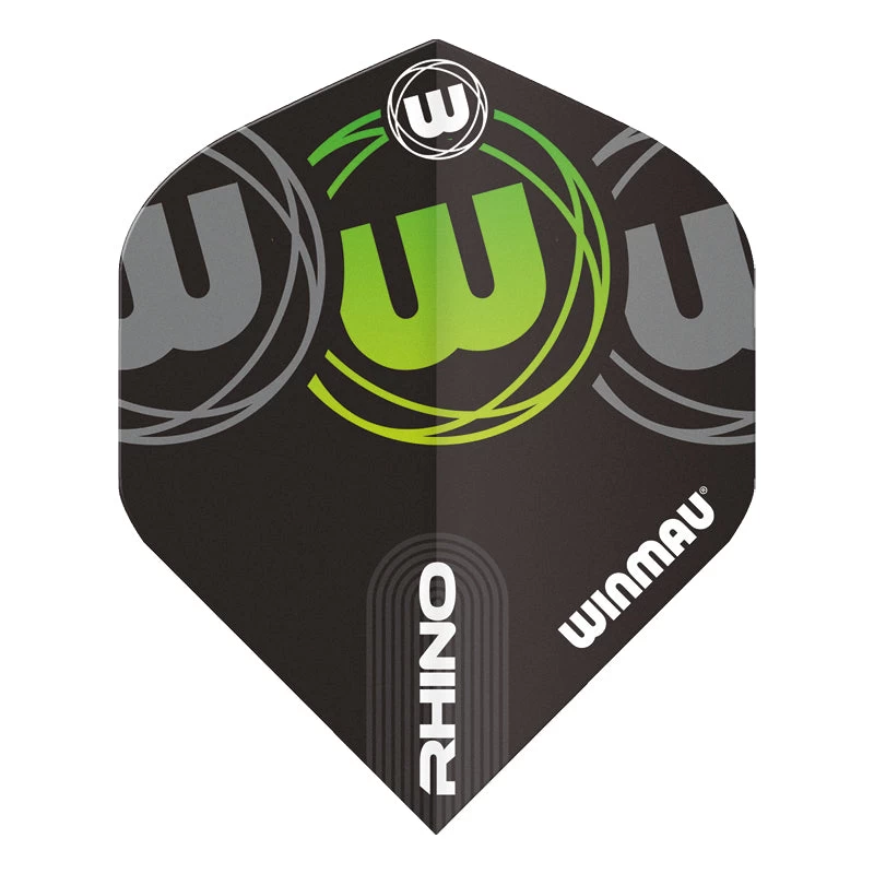 Winmau Black, Grey & Green Rhino Standard 3 Winmau Black, Grey & Green Rhino Standard - Image 3