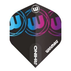 Winmau Black, Blue & Purple Rhino Standard -Pro Dart Shop 6905 229 Rhino Standard Flights Winmau Image 2 1635261604