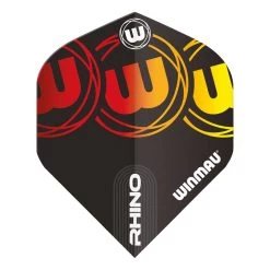 Winmau Black, Red & Yellow Rhino Standard -Pro Dart Shop 6905 230 Rhino Standard Flights Winmau Image 2 1635261605