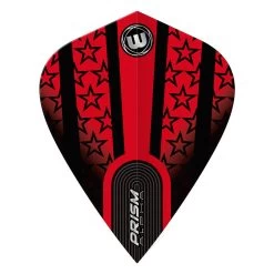 Winmau Red & Black Stars Prism Alpha Kite -Pro Dart Shop 6907 110 AlphaKiteRedBlackStars image2