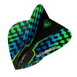Winmau Blue, Black & Green Prism Zeta Kite