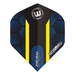 Winmau Blue & Yellow Hexagon Prism Alpha Standard -Pro Dart Shop 6915 183 Prism Alpha Flights Winmau Image 2 1635251404