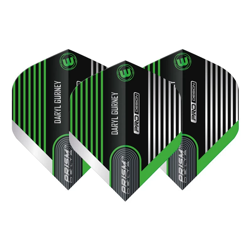 Winmau Daryl Gurney Black & Green Prism Delta Standard 2 Winmau Daryl Gurney Black & Green Prism Delta Standard - Image 2