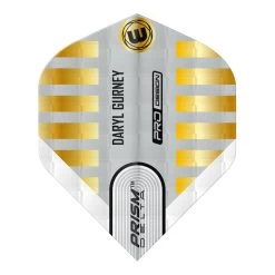 Winmau Daryl Gurney White & Gold Embossed Prism Delta Standard -Pro Dart Shop 6915 258 player prism delta image 2