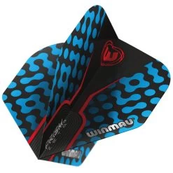 Winmau Black, Blue & Red Prism Zeta Standard