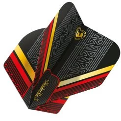 Winmau Black, Red & Gold Prism Zeta Standard