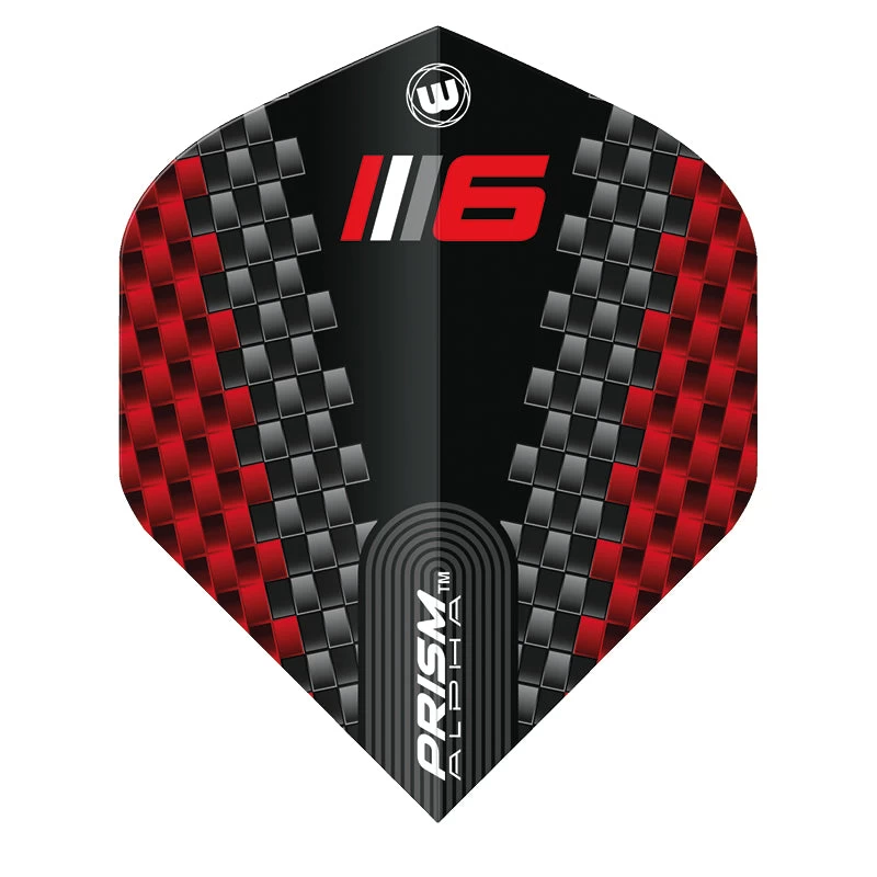 Winmau Black & Red Prism Alpha Standard 3 Winmau Black & Red Prism Alpha Standard - Image 3