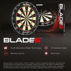 Winmau Winmau Blade 6 Dartboard -Pro Dart Shop 9594098 Blade6 v2 5
