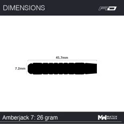 Red Dragon Darts Amberjack 7 13 Red Dragon Darts Amberjack 7 -Pro Dart Shop Amberjack 207 26g 20 20Image 207