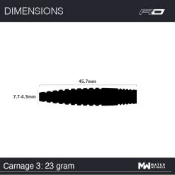 Red Dragon Darts Carnage 3 -Pro Dart Shop Carnage3 23g Image7