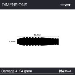 Red Dragon Darts Carnage 4 -Pro Dart Shop Carnage4 24g Image7