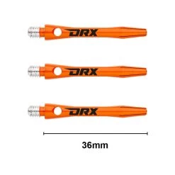 Red Dragon Darts DRX-Coated Aluminium Logo Shafts -Pro Dart Shop DRX short orange logo 1b08520c 88e5 4c56 85f1 f7e6f594730f