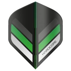 Red Dragon Darts Black & Green Stripe Hardcore Standard -Pro Dart Shop F6277 20x 201