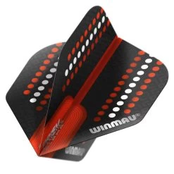 Winmau Black, White & Rocket Red Prism Alpha Standard
