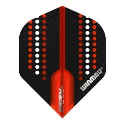 Winmau Black, White & Rocket Red Prism Alpha Standard 5 Winmau Black, White & Rocket Red Prism Alpha Standard -Pro Dart Shop F6396 20x 201