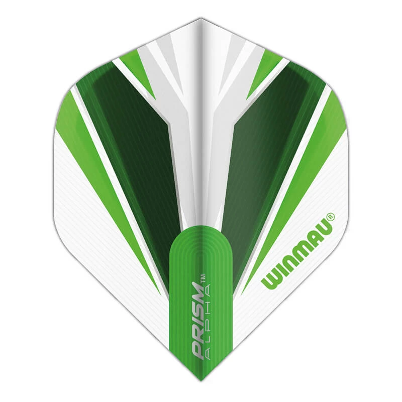 Winmau White & Green Prism Alpha Standard 3 Winmau White & Green Prism Alpha Standard - Image 3