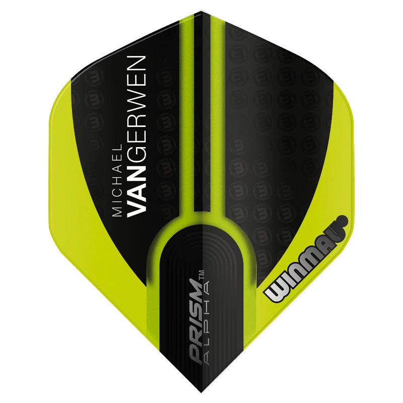 Winmau MVG Translucent Green With Black Lines Prism Alpha Standard 3 Winmau MVG Translucent Green With Black Lines Prism Alpha Standard - Image 3