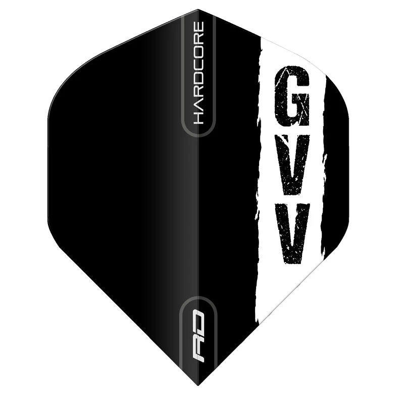 Red Dragon Darts Gian Van Veen Black With GVV Logo Hardcore Standard 2 Red Dragon Darts Gian Van Veen Black With GVV Logo Hardcore Standard - Image 2