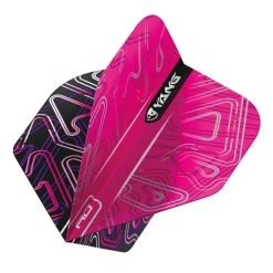 Red Dragon Darts Black & Pink Yin Yang Standard