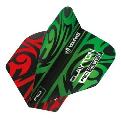 Red Dragon Darts Jonny Clayton Red & Green Yin Yang Standard