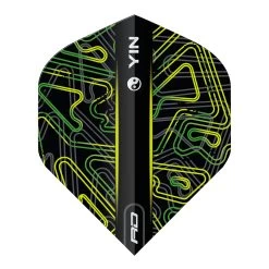 Red Dragon Darts Yellow & Green Yin Yang Standard -Pro Dart Shop F6973Yellow GreenYinYang6