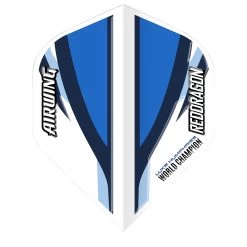 Red Dragon Darts Airwing Luke Humphries World Champion Moulded White & Blue Standard -Pro Dart Shop F8107 2