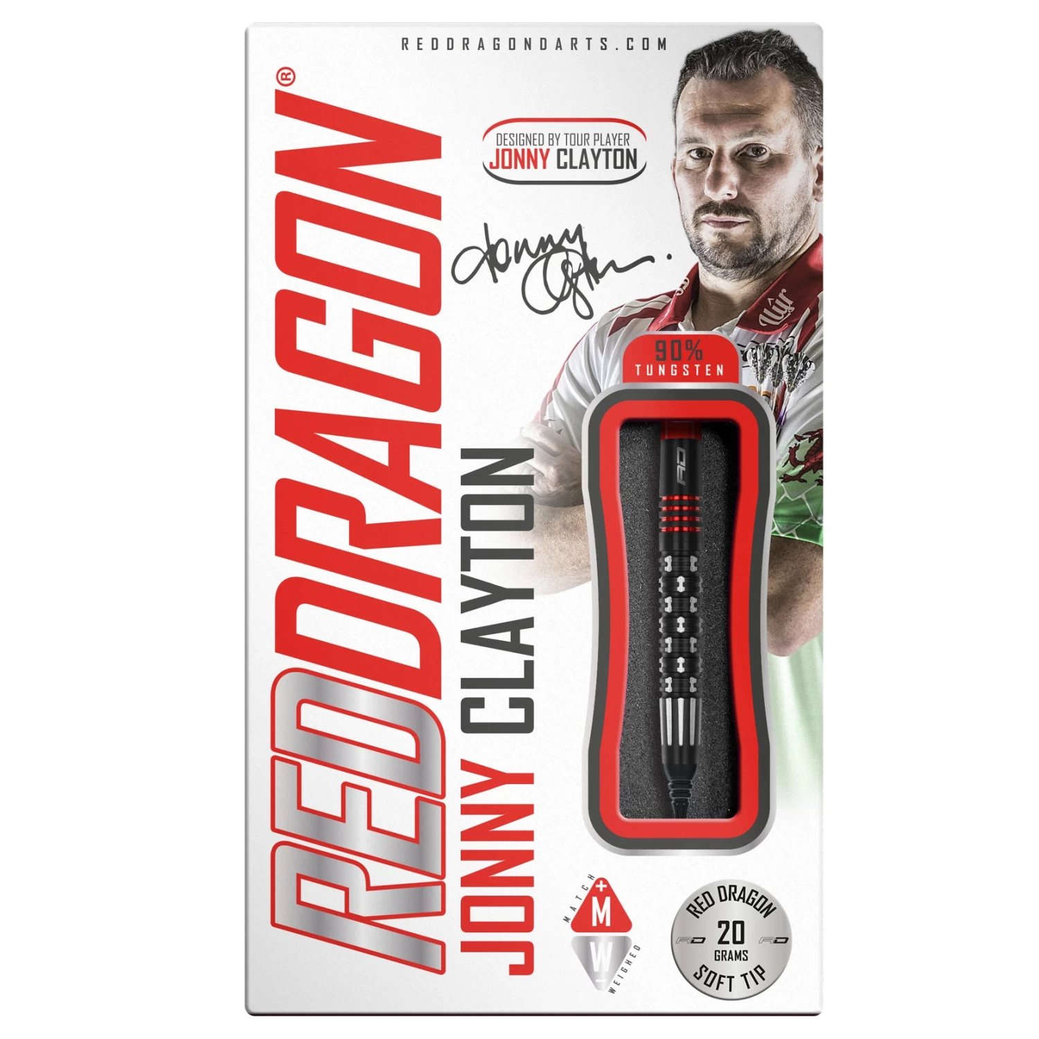 Red Dragon Darts Jonny Clayton Premier League SE Soft Tip 4 Red Dragon Darts Jonny Clayton Premier League SE Soft Tip - Image 4