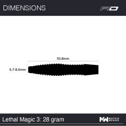 Red Dragon Darts Lethal Magic 3 -Pro Dart Shop LethalMagic3 28g Image7 14208fc8 2d65 4df5 93e2 55cc3b45892c