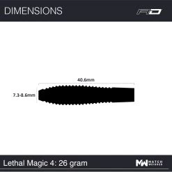 Red Dragon Darts Lethal Magic 4 -Pro Dart Shop LethalMagic4 26g Image8
