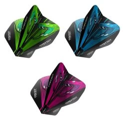 Red Dragon Darts Hardcore Peter Wright Snakebite Assorted Transparent Flight Pack