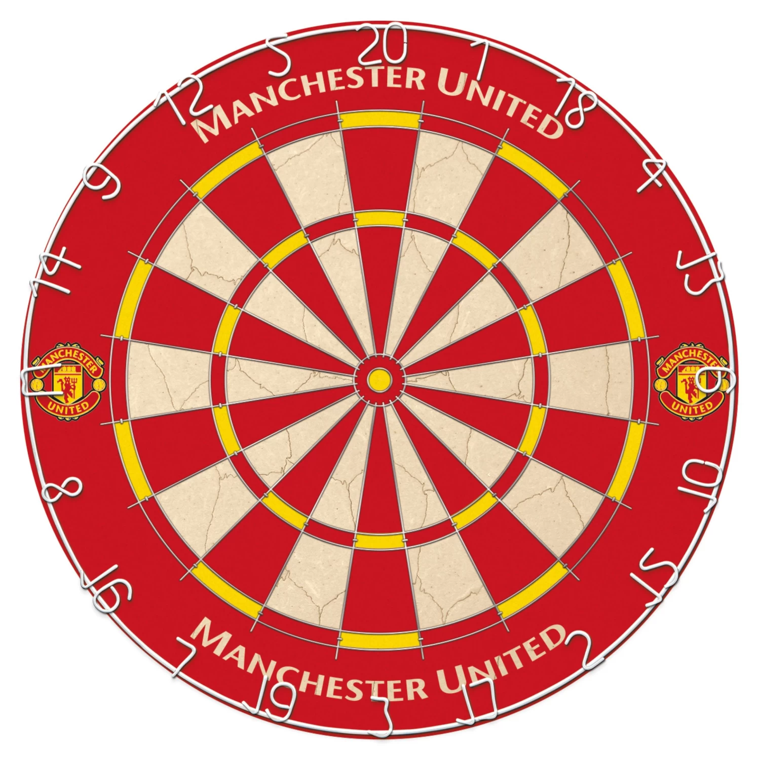 Red Dragon Darts Manchester United Football Club Dartboard 1 Red Dragon Darts Manchester United Football Club Dartboard