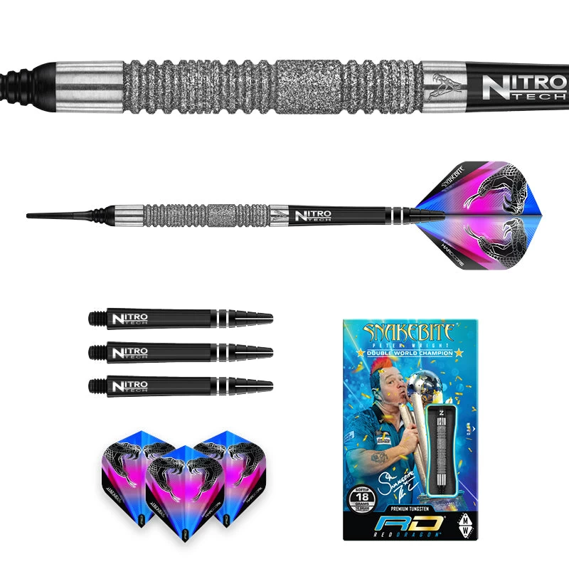 Red Dragon Darts Peter Wright Euro 11 Element Soft Tip - Image 5