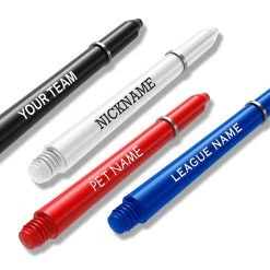 Red Dragon Darts Personalised Shafts - Nylon Short