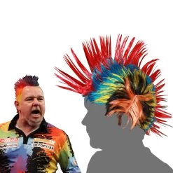 Red Dragon Darts Peter Wright Themed Wig