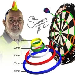 Red Dragon Darts Peter Wright Snakebite Exclusive & Official Darts Practice Rings