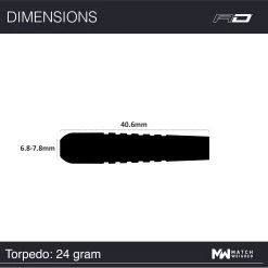 Red Dragon Darts Flightmasters Torpedo 23 Red Dragon Darts Flightmasters Torpedo -Pro Dart Shop RDD0016 Torpedo 24g Image 7 1655898721