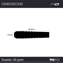 Red Dragon Darts Flightmasters Torpedo 29 Red Dragon Darts Flightmasters Torpedo -Pro Dart Shop RDD0019 Torpedo 30g Image 7 1655898735