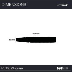 Red Dragon Darts Peter Wright PL15 19 Red Dragon Darts Peter Wright PL15 -Pro Dart Shop RDD1585 Peter Wright PL15 24g Image 7 1673360490