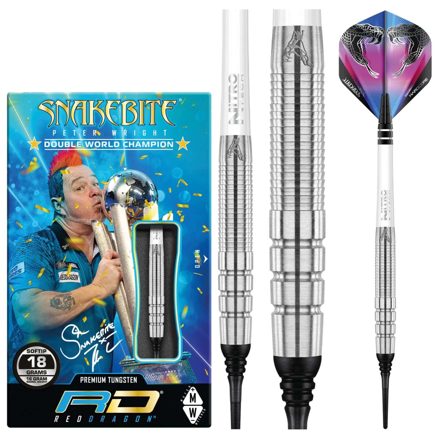 Red Dragon Darts Peter Wright PL15 Soft Tip 1 Red Dragon Darts Peter Wright PL15 Soft Tip