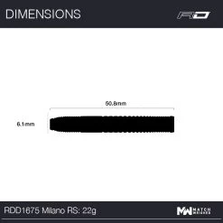 Red Dragon Darts Milano RS -Pro Dart Shop RDD1675MilanoRS22g image1 7
