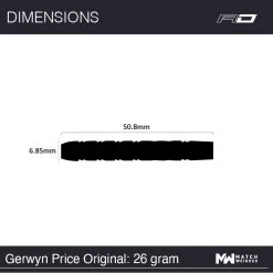 Red Dragon Darts Gerwyn Price Blue Originals -Pro Dart Shop RDD1890 GerwynPriceOriginal24g Image7 ef150f25 eb05 45e2 bbbe 02723660d891