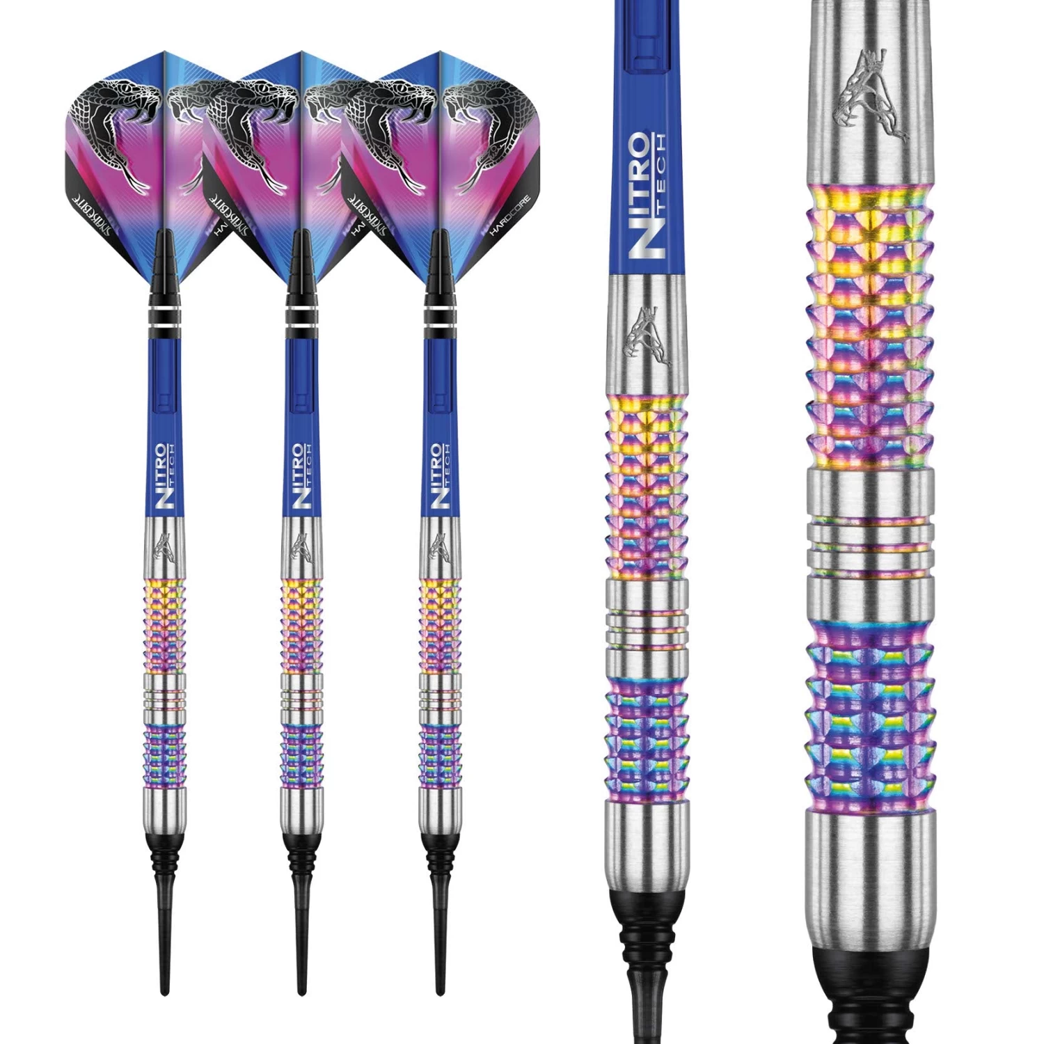 Red Dragon Darts Peter Wright Rainbow Mamba Soft Tip - Image 6