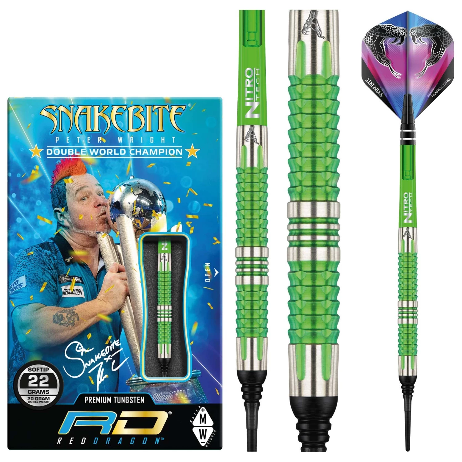 Red Dragon Darts Peter Wright Mamba 2 Soft Tip 9 Red Dragon Darts Peter Wright Mamba 2 Soft Tip - Image 9