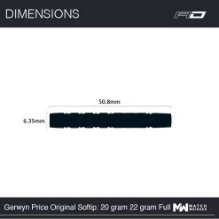 Red Dragon Darts Gerwyn Price Blue Originals Soft Tip -Pro Dart Shop RDD1933 GerwynPriceOriginal20g softip Image7